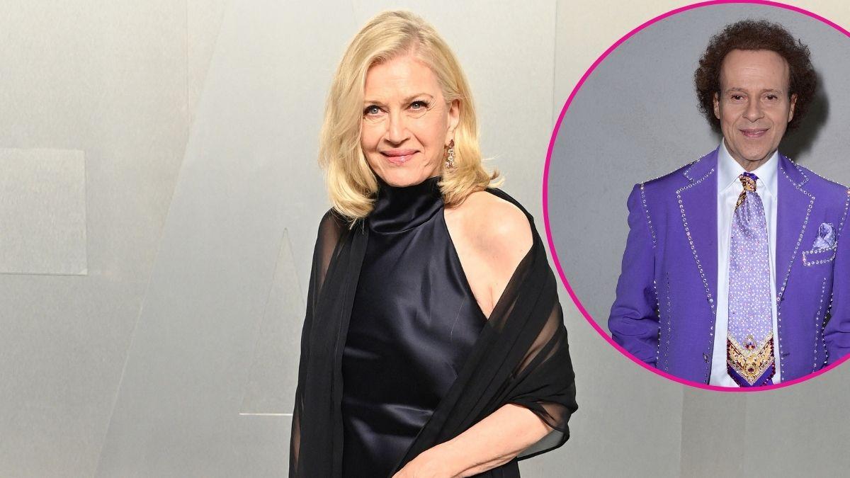 image of Diane Sawyer and inset of Richard Simmons 