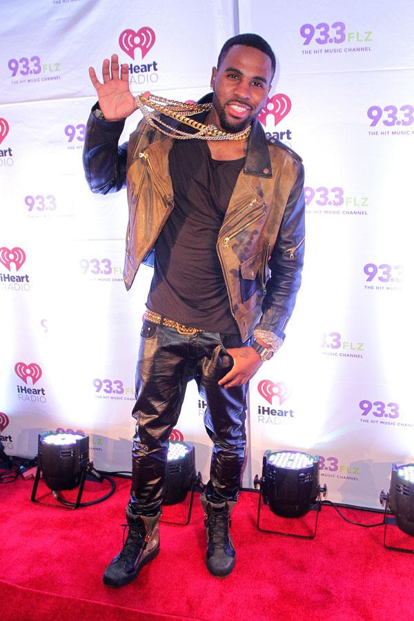 _ Jason Derulo attends 93.3 FLZ s Jingle Ball 2014 at Amalie Arena on December 22, 2014 in Tampa, Florida