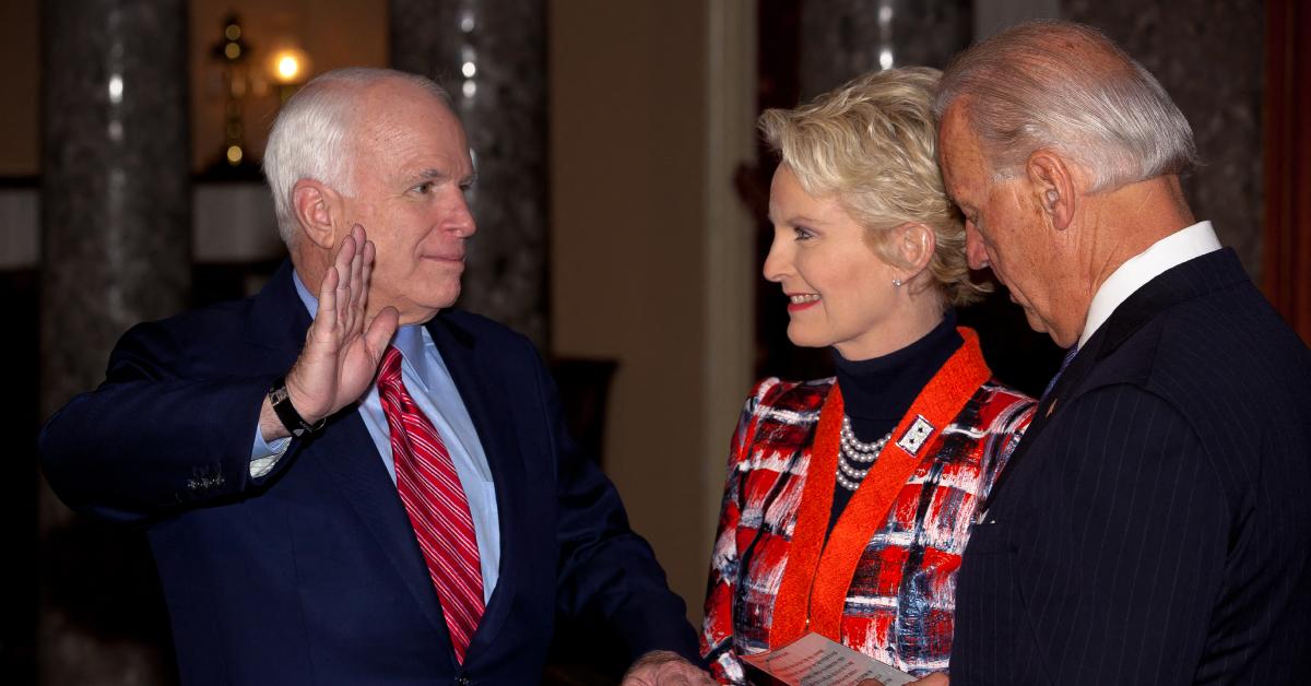 Image of John McCain's wife, Cindy, is recovering at home in Arizona.