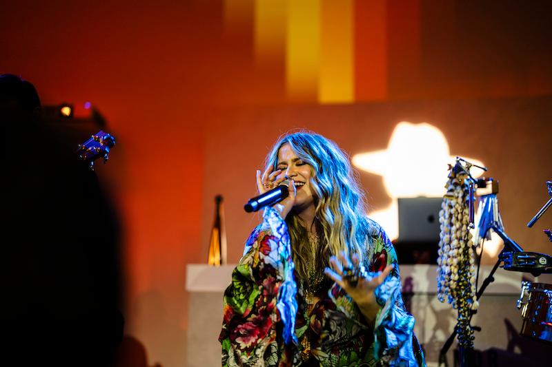 sofia reyes performs at an exclusive after party hosted by tequila don julio and felipe pantone during miami art week