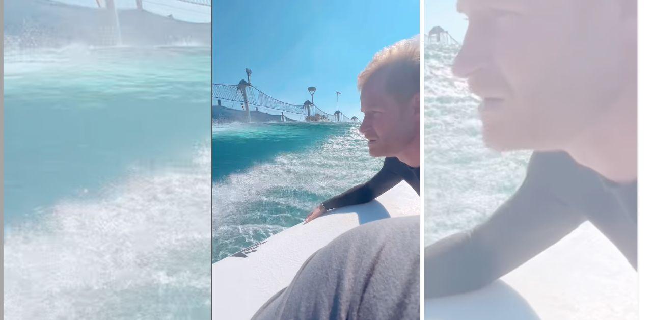 prince harry flaunts surfing skills four years after megxit