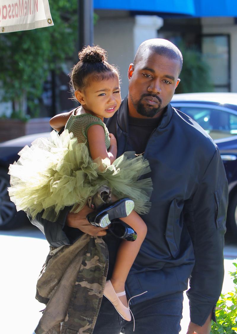 Kanye&#8217;s little North West shows off a Veterans Day tutu tribute