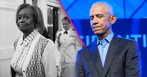 Composite photo of Marian Robinson and Barack Obama.