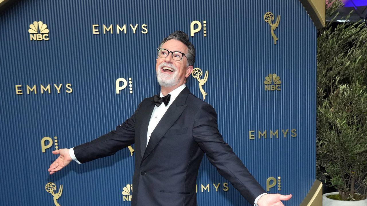 image of Stephen Colbert's show was canceled by CBS.