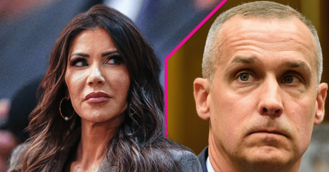 Photo of Kristi Noem and Corey Lewandowski.