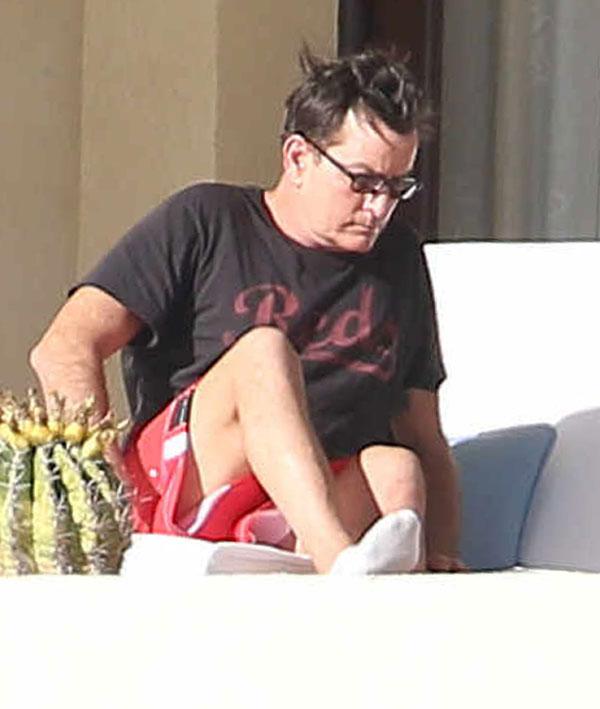 Charlie Sheen HIV Mexico Vacation