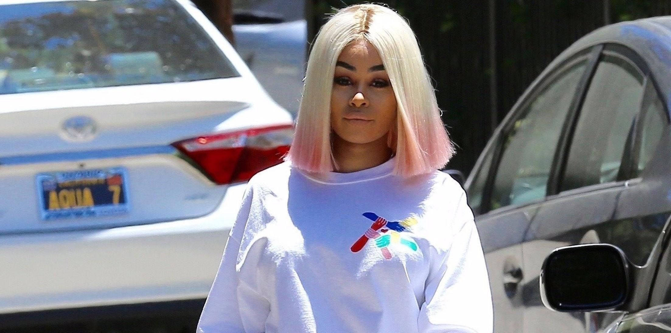 *EXCLUSIVE* Blac Chyna keeps it casual on Father&#8217;s Day as her kids spend time with Rob Kardashian