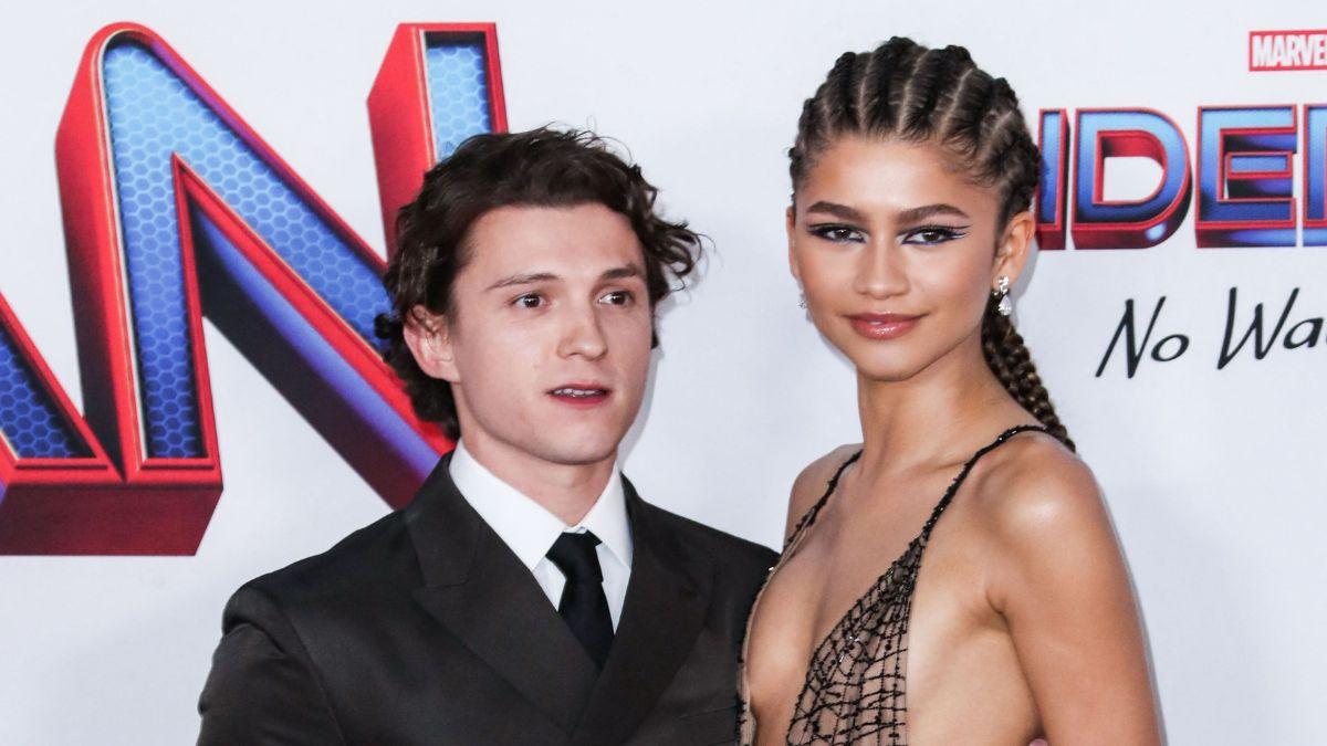 Photo of Tom Holland and Zendaya.