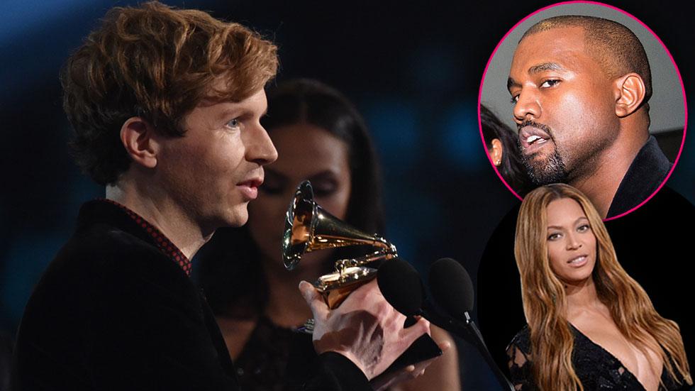 Kanye west disses beck for beating beyonce grammy awards 2015 09