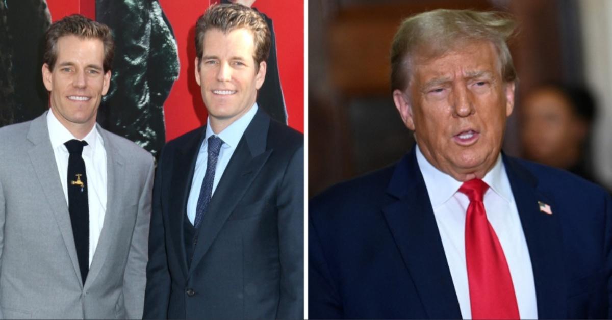 winklevoss twins donate  million bitcoin donald trump end war cryptopp