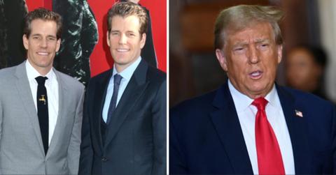 winklevoss twins donate million bitcoin donald trump end war cryptopp