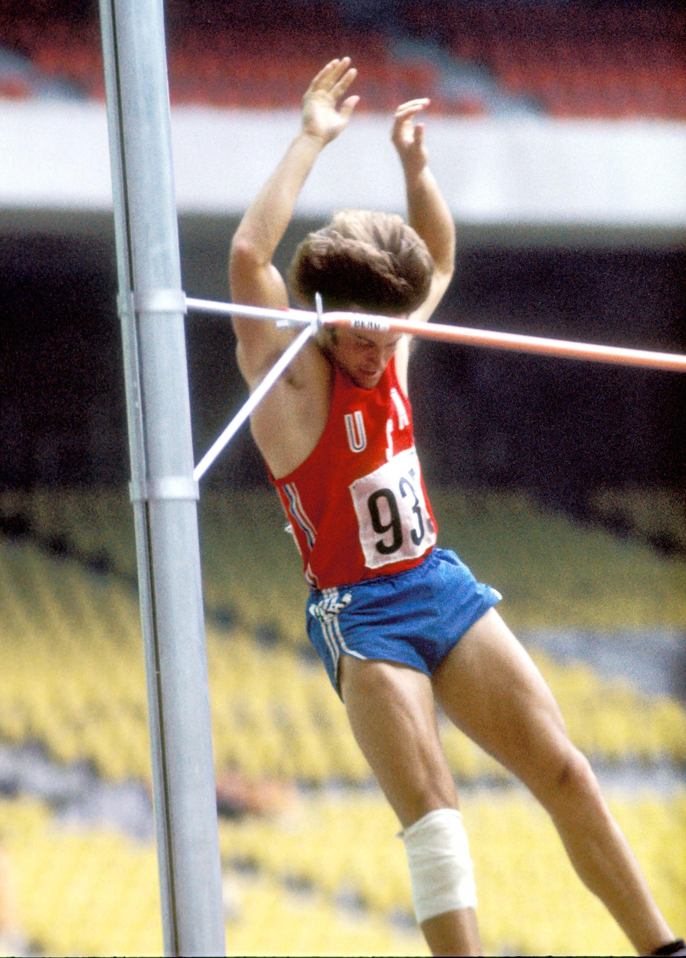 *FILE PHOTOS* Bruce Jenner competes in the 1976 Montreal Olympics **USA ONLY**