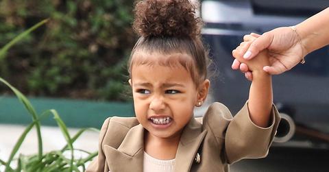 North West going to her ballet class in Tarzana