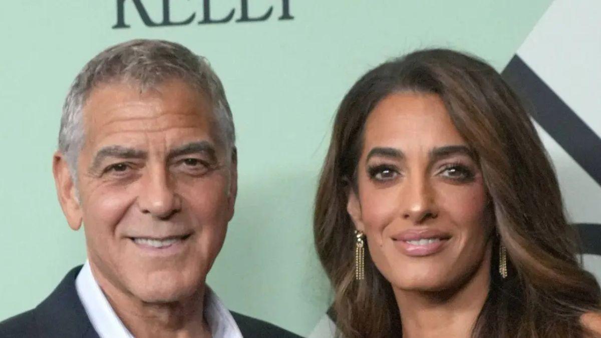 Photo of Amal Clooney and George Clooney tied the knot in 2014. 