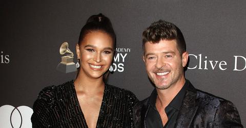 Robin Thicke And Fiancé April Love Geary Welcome Baby No. 3, Son Luca