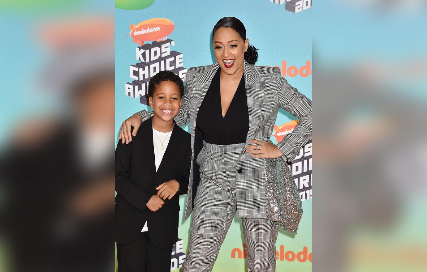 Tia Mowry With Son Cree