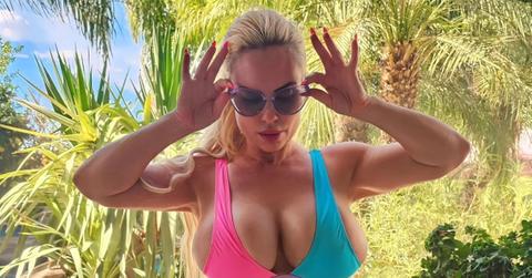 coco austin disgusting example child cleavage bikini photo