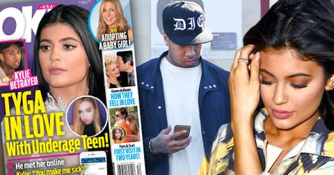 Kylie Jenner Tyga Texting Scandal