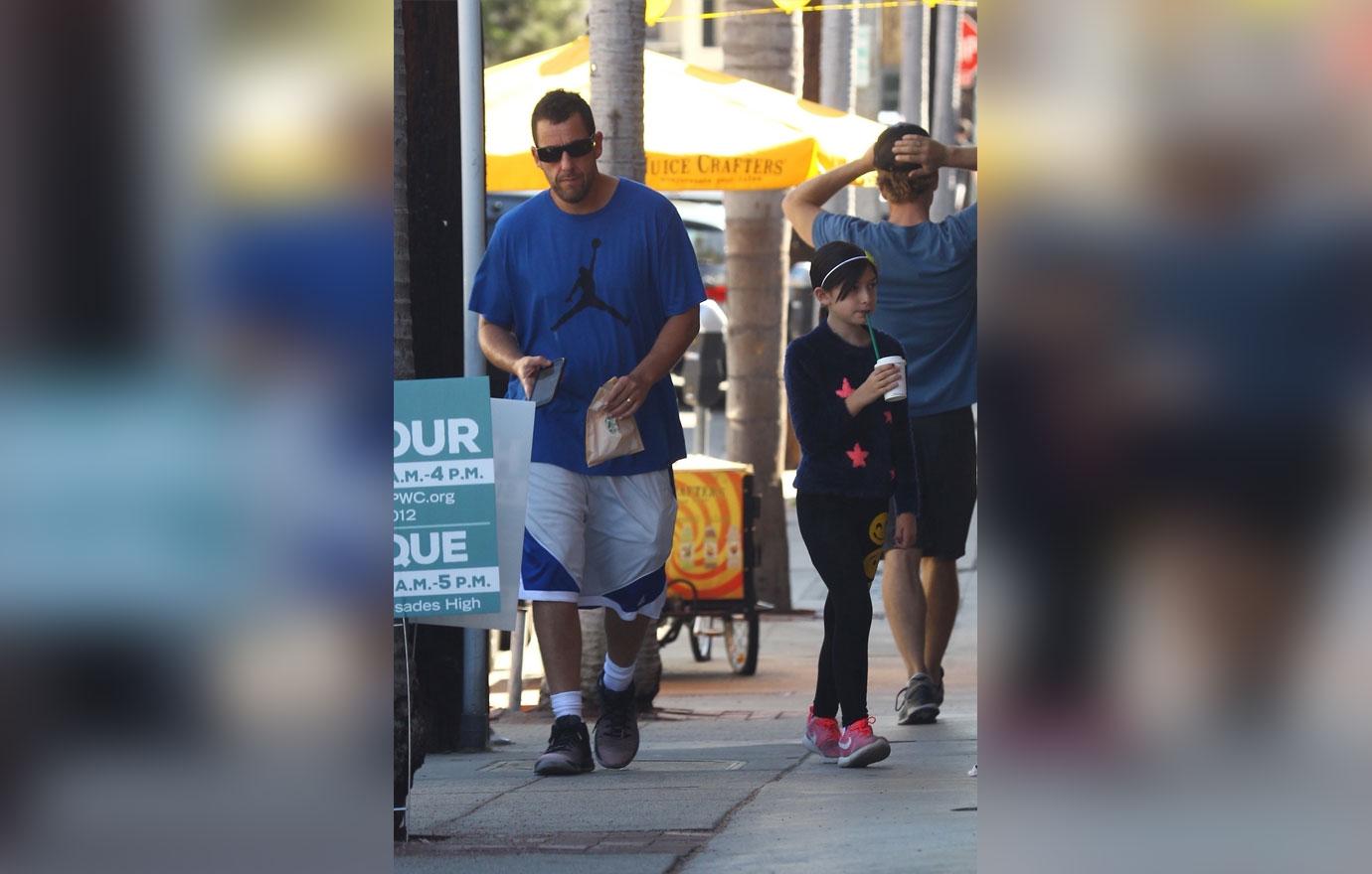 Adam sandler daughter sunny outing