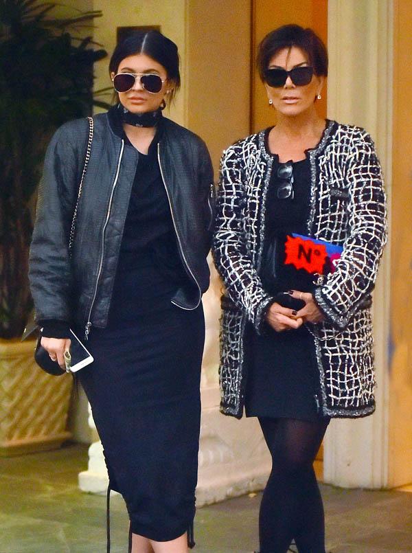 Kylie Jenner spends time with her mother Kris Jenner on her 60th Birthday