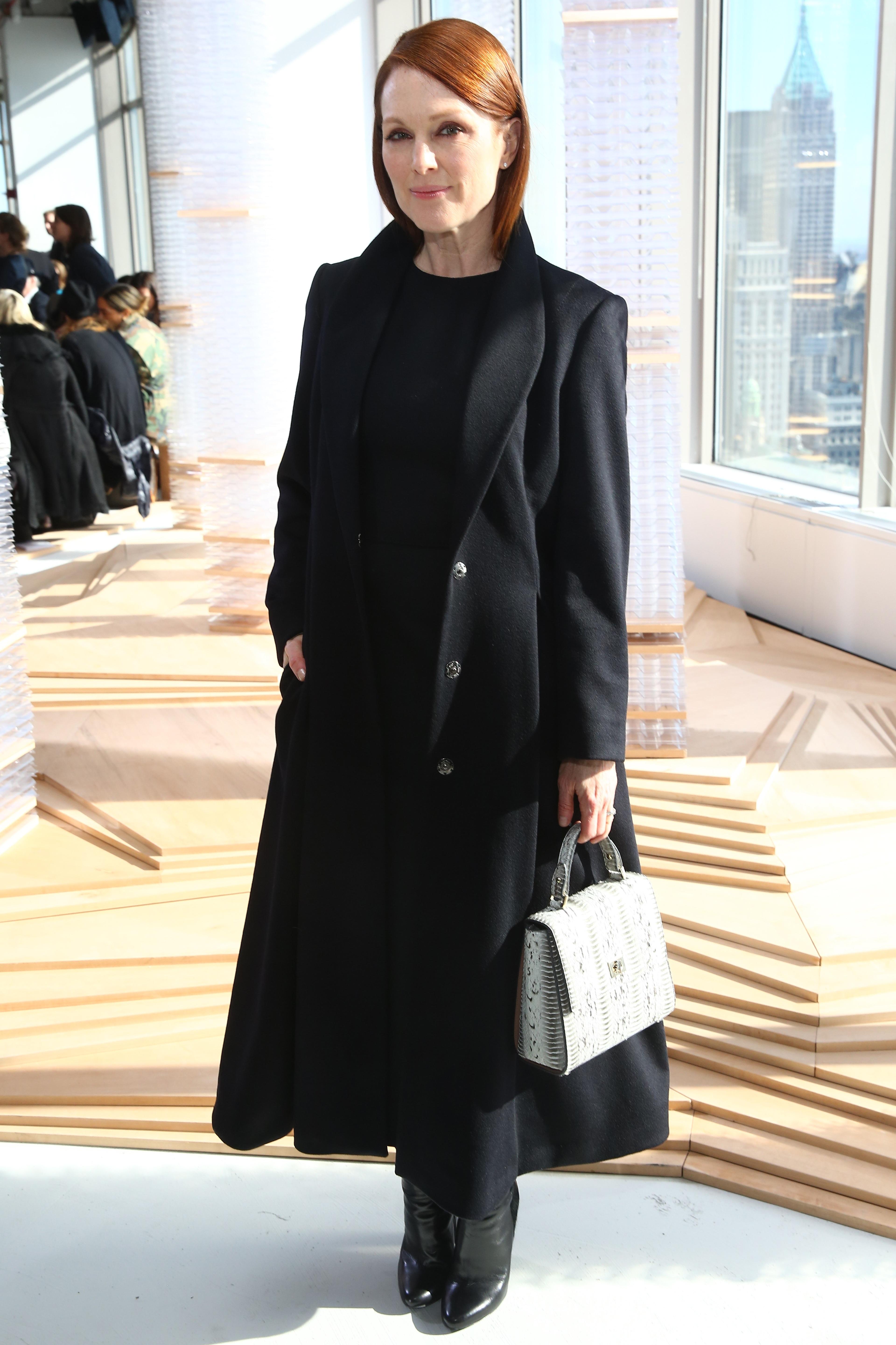 Celebrities attend the Hugo Boss Fall 2015 RTW Show for New York Fashion Week