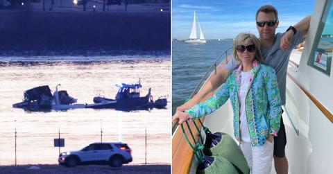 Photo of D.C. plane crash; picture of Evgenia Shishkova and Vadim Naumov.