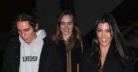 Kourtney Kardashian With Friends