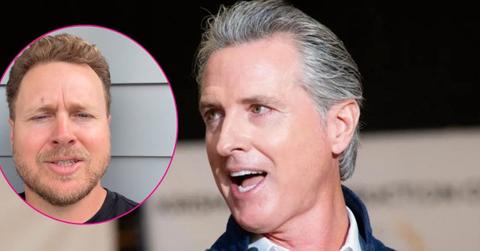 photo of Spencer Pratt and Gavin Newsom