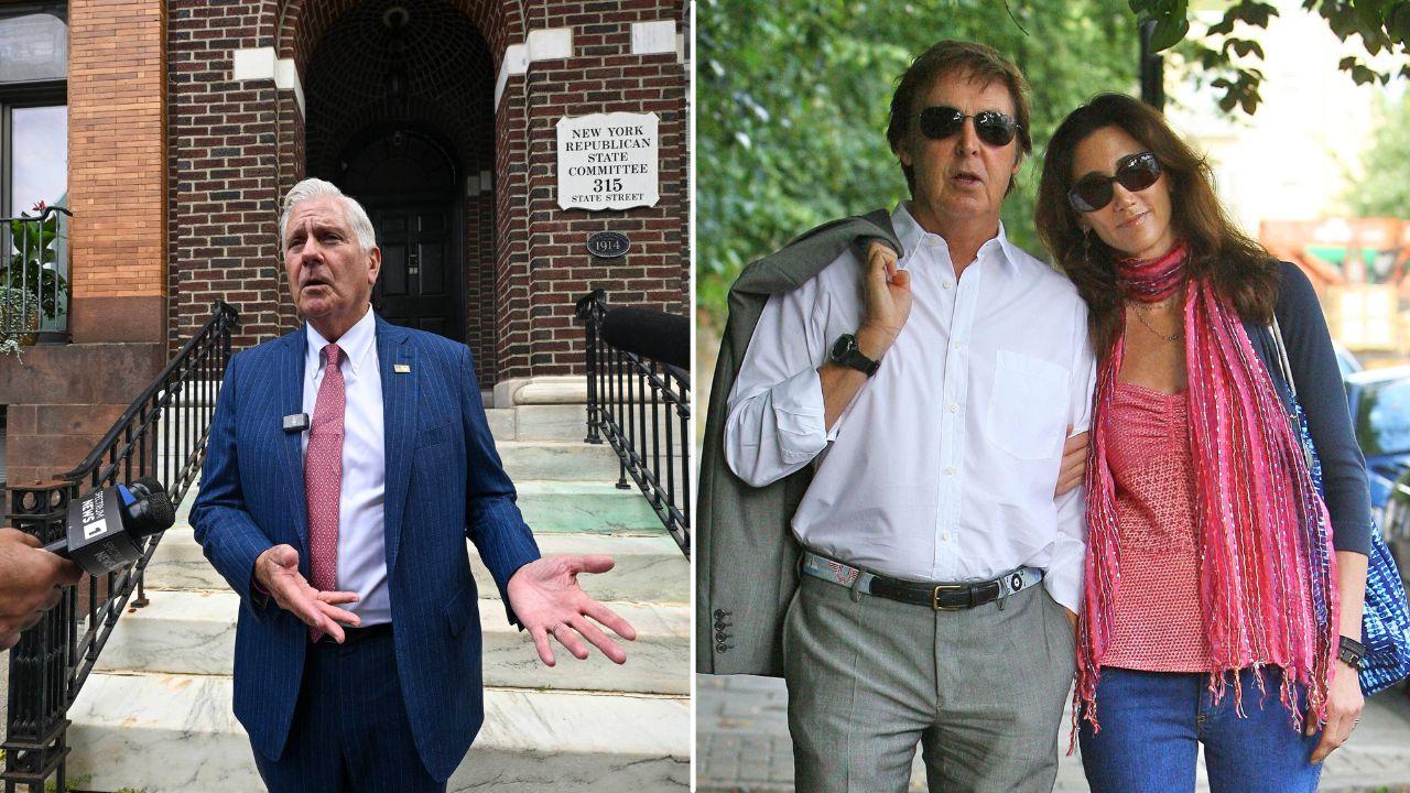 Image of Bruce Blakeman and Nancy Shevell were married for 23 years before she married Paul McCartney and he married Segal Blakeman.