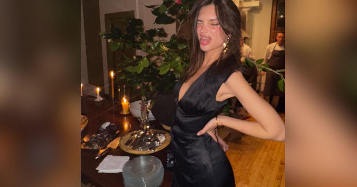 emily ratajkowski christmas sultry vibe