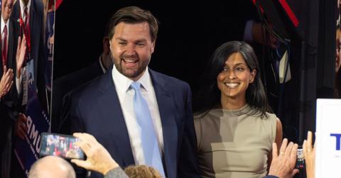 Photo of J.D. Vance and his wife, Usha Vance