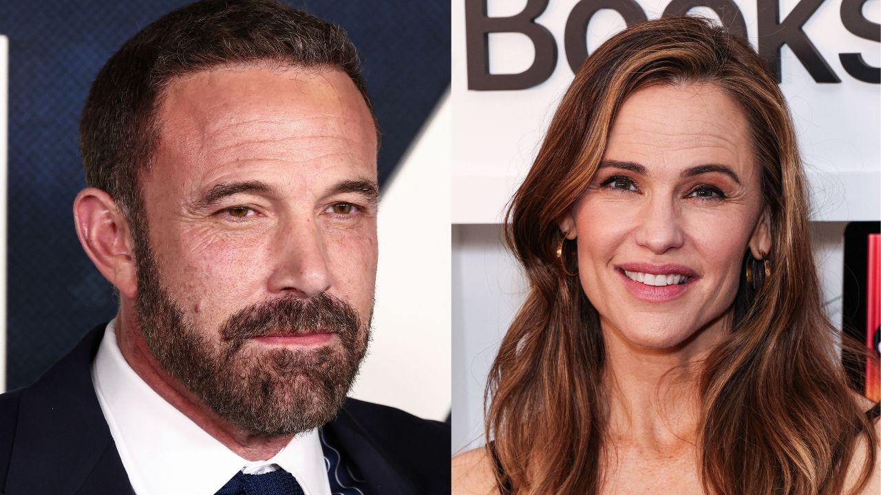 Split image of Ben Affleck and Jennifer Garner.