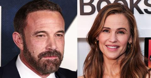 Split image of Ben Affleck and Jennifer Garner.