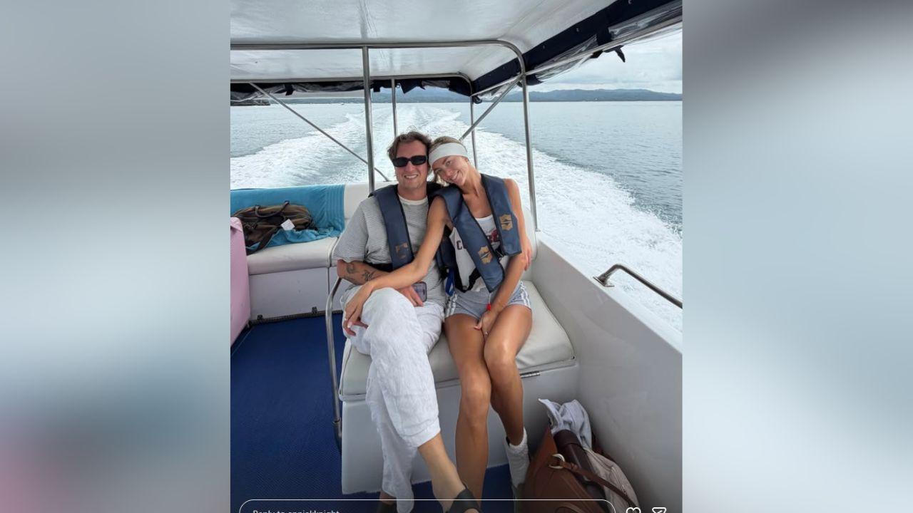 image of Annie Knight shared photos from her tropical honeymoon with new husband, Henry Brayshaw, in the Philippines.