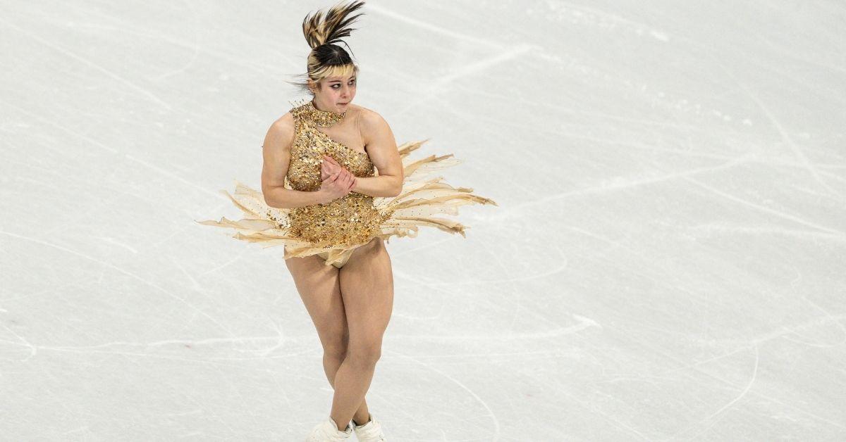 image of Alysa Liu recently won Olympic gold in figure skating.