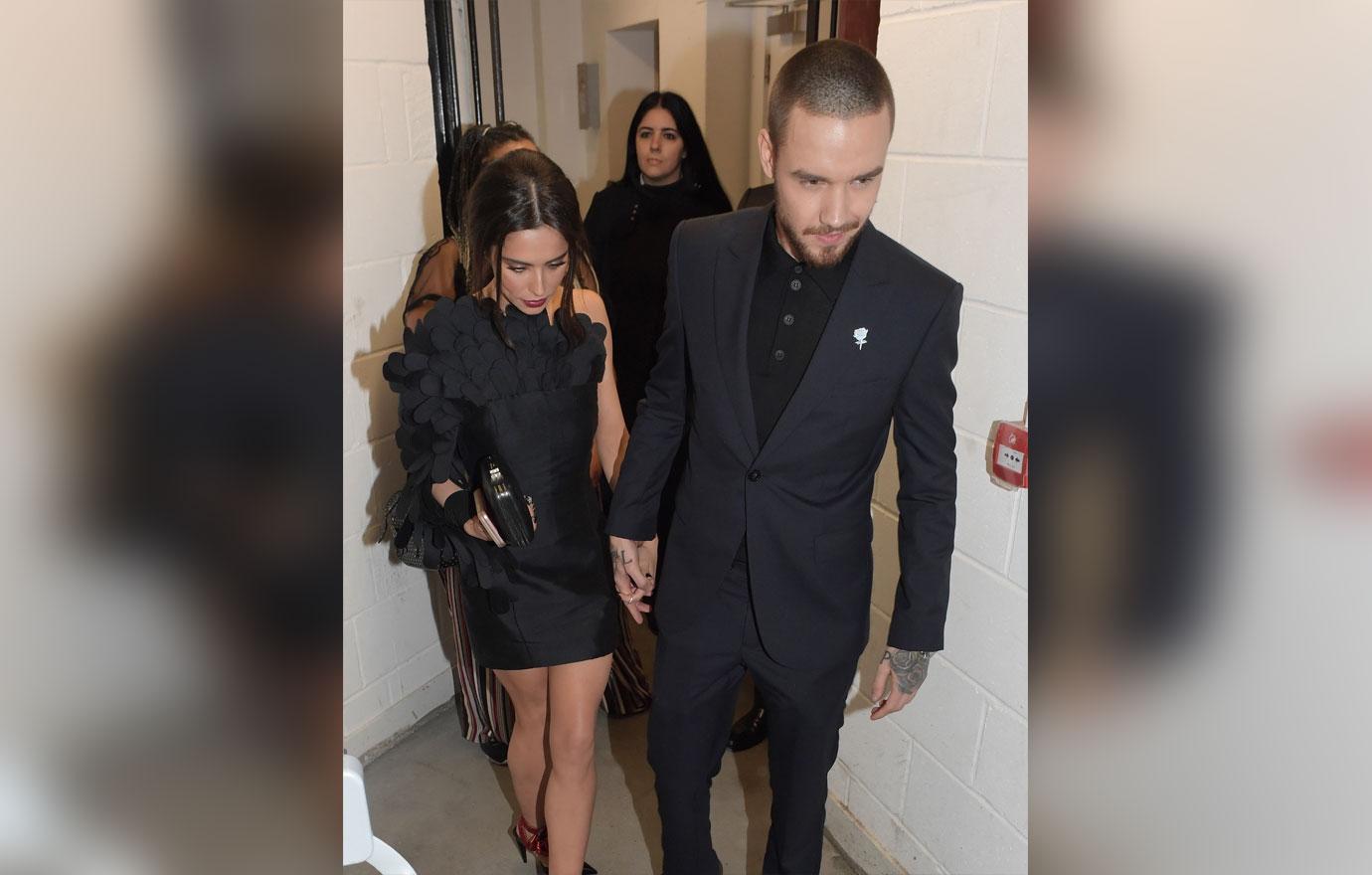 Liam Payne and Cheryl Cole look downbeat following Brit Awards