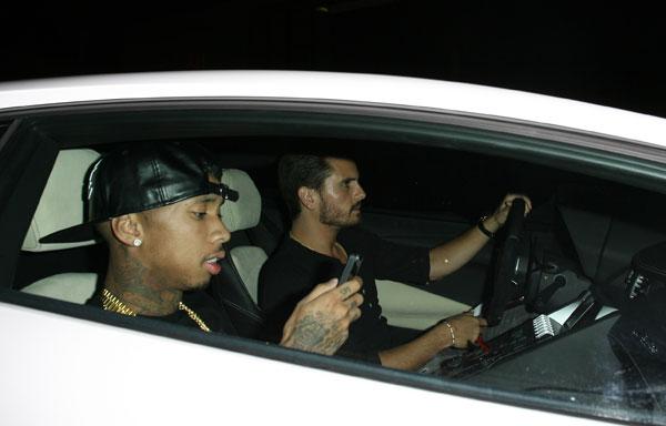 Tyga amber rose show