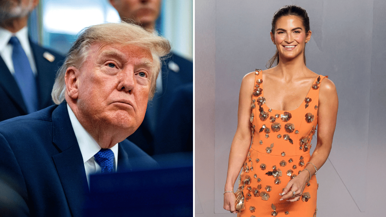 Image of Donald Trump once called Kaitlan Collins a 'third rate reporter.'