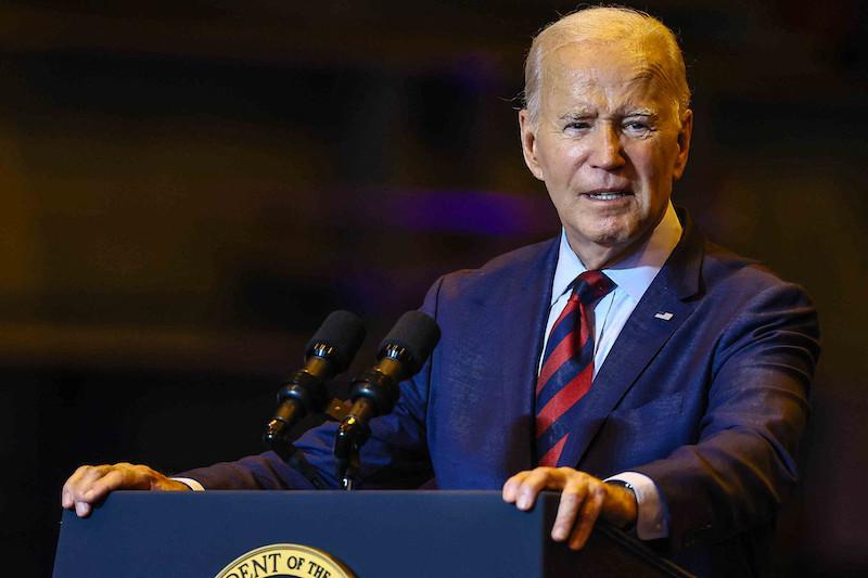 joe biden talking stage