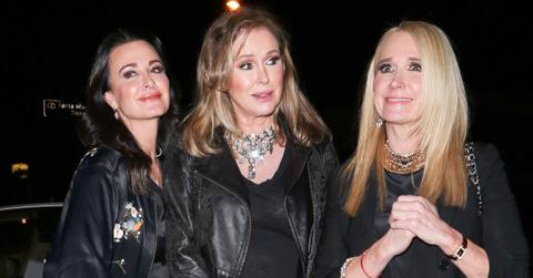 Kathy Hilton, Kim Richards, Kyle Richards, and Kris Jenner party it up at Catch LA