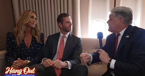Lara Trump, Eric Trump and Sean Hannity,