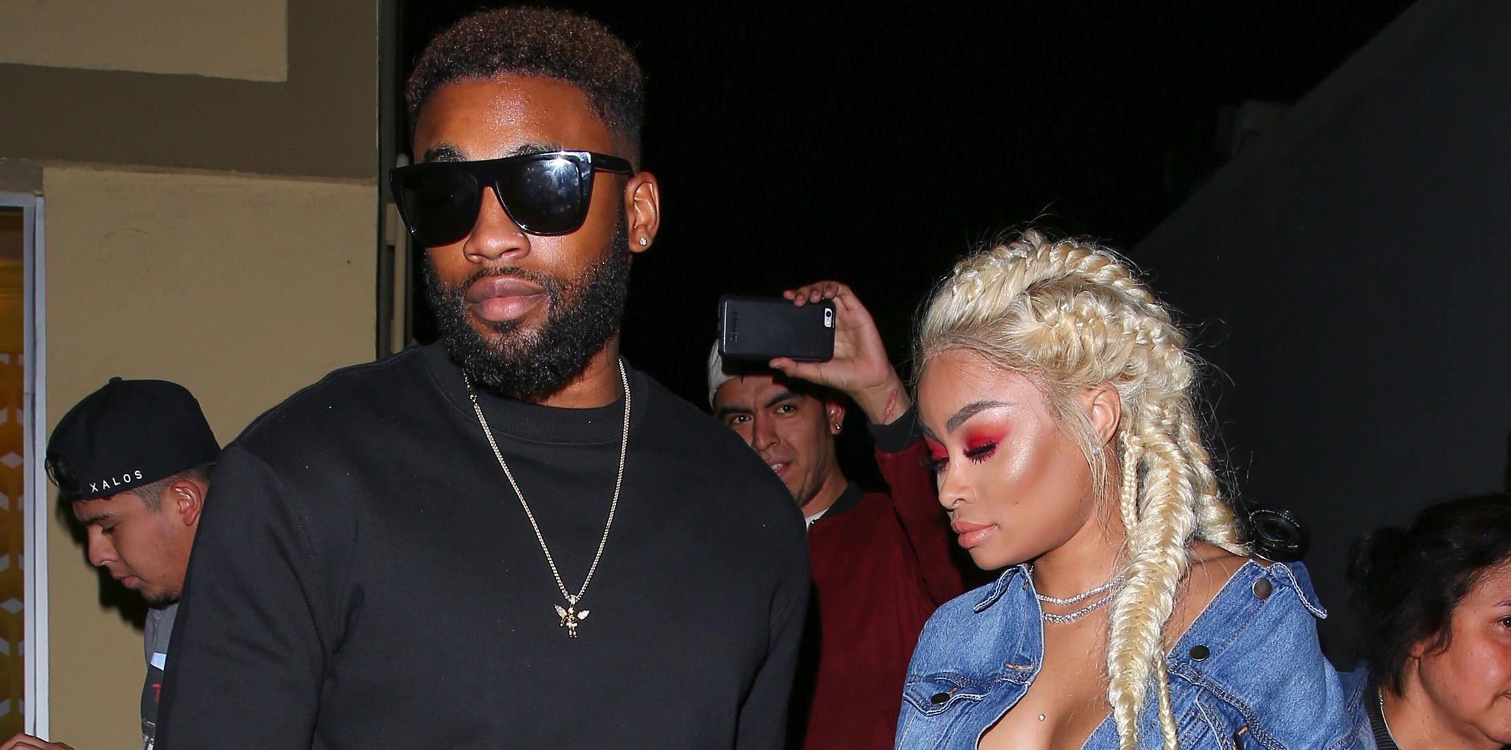 Blac Chyna goes out with a mystery man to Barton G restaurant