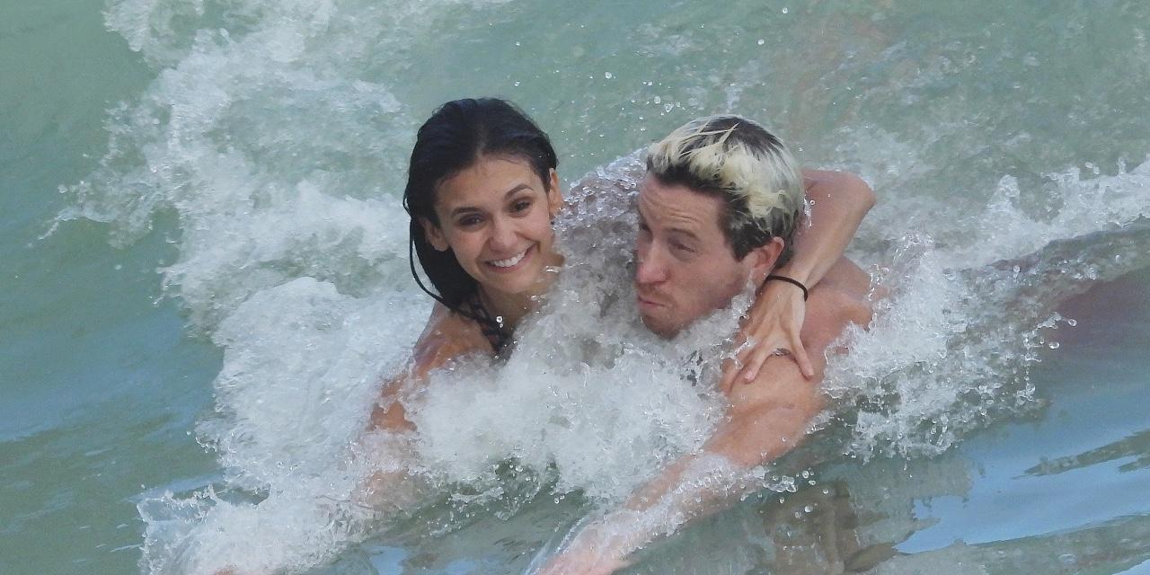 Nina Dobrev & Shaun White Stop for a Break While on Road Trip