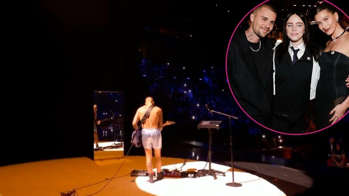 photo of Justin Bieber, Billie Eilish, Hailey Bieber. 