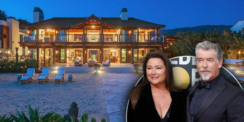 Inside Pierce Brosnan's Beachfront Mansion In Malibu