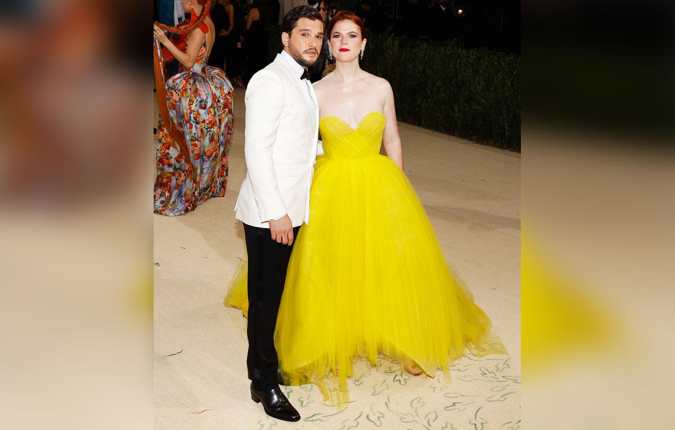 kit harrington rose leslie met gala