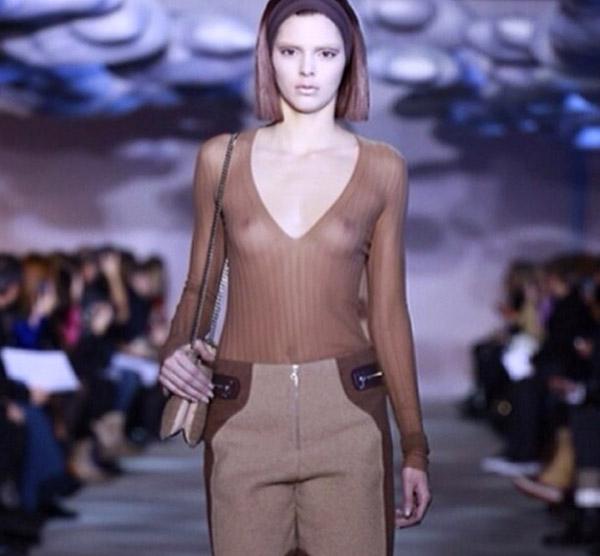 Kendall jenner nipples marc jacobs