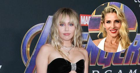 Miley Cyrus On Red Carpet Elsa Pataky Inset