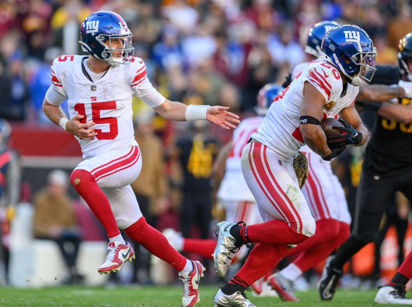 Giants QB Tommy Devito 'Hopes' Saquon Barkley Returns Next Season