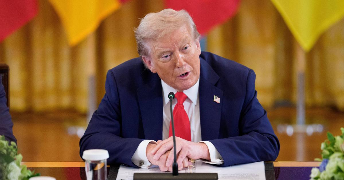 Image of Donald Trump has additionally experienced swelling in his lower legs recently.